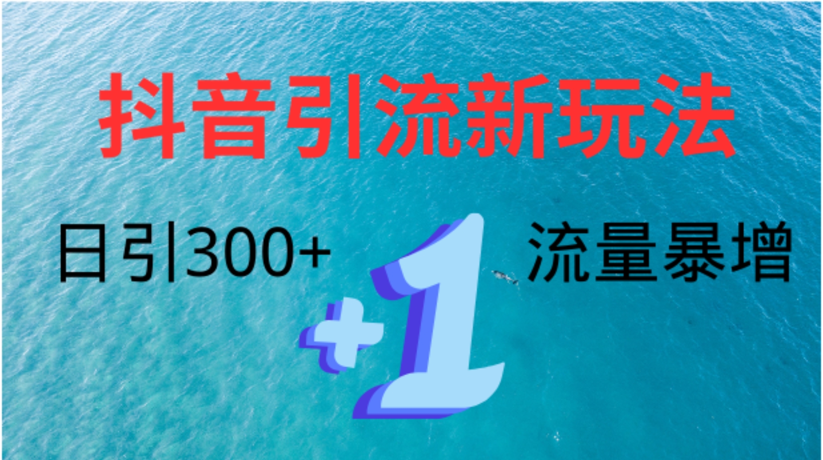 创业粉高效引流，抖音工具号玩法4.0，日引300+-知联副业