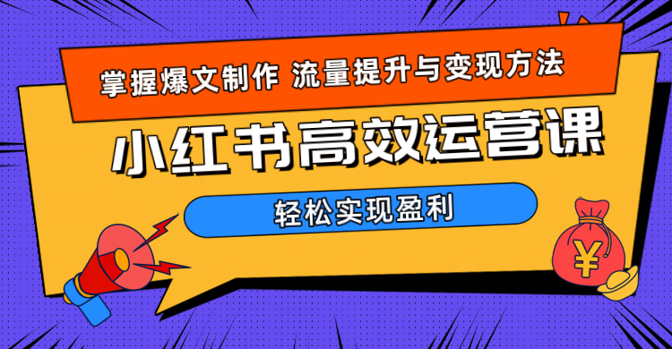 价值980小红书运营操作指南-知联副业