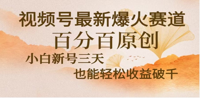 视频号独家玩法，老年养生赛道，无脑搬运爆款视频，日入2000+-知联副业