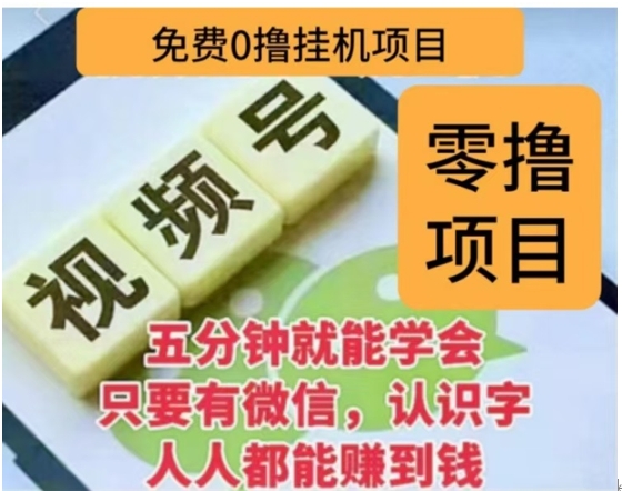微信视频号挂机零成本撸米项目，单号一天收益多米，帐号越多收益就越高！-知联副业