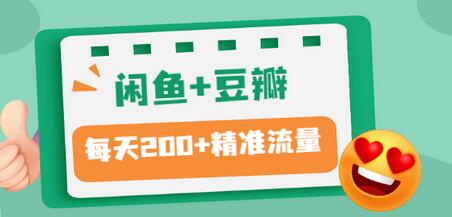 【副业项目3442期】闲鱼和豆瓣精准引流全系列课程，每天引流200+精准粉（闲鱼引流推广怎么做）-知联副业