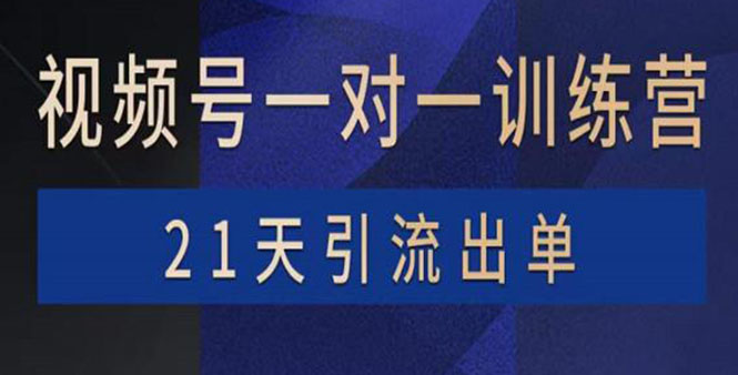 【副业项目4068期】视频号训练营：带货，涨粉，直播，游戏，四大变现新方向，21天引流出单-知联副业
