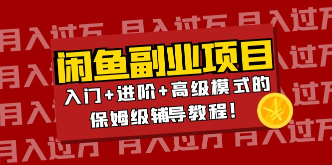【副业项目4218期】闲鱼无货源项目月入过万：入门+进阶+高级模式的保姆级辅导教程！-知联副业