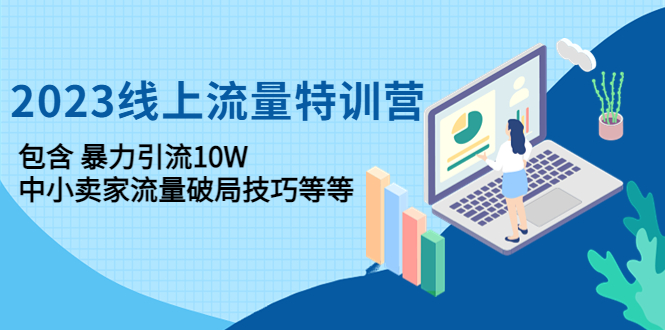 【副业项目4809期】2023线上流量特训营：包含暴力引流10W+中小卖家流量破局技巧等等-知联副业