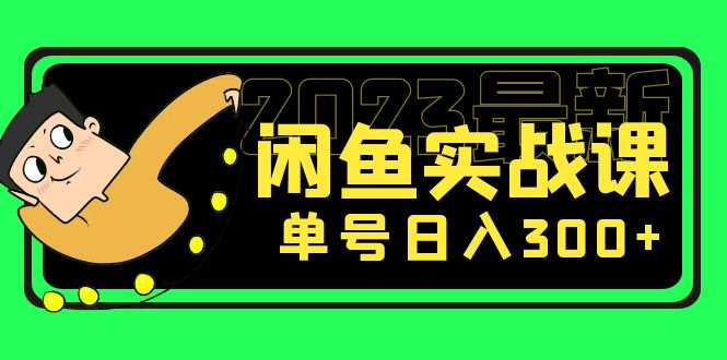 【副业项目5277期】花599买的闲鱼项目：2023最新闲鱼实战课，单号日入300+（7节课）-知联副业