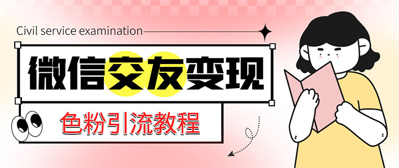 【副业项目5402期】微信交友变现项目，吸引全网LSP男粉精准变现，小白也能轻松上手，日入500+-知联副业