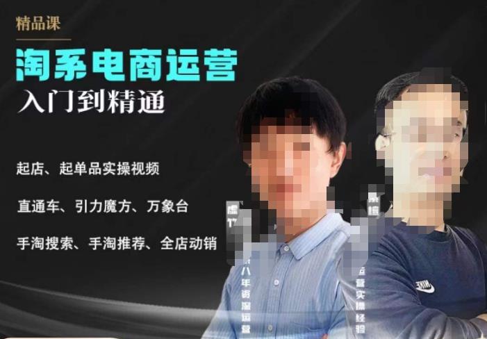 【副业项目6098期】2023手淘搜索实操课+体系化课程，​起店起单品实操视频课程-知联副业