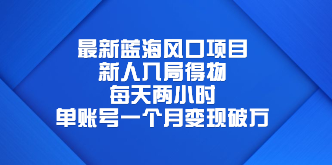 【副业项目6649期】最新蓝海风口项目，新人入局得物，每天两小时，单账号一个月变现破万-知联副业