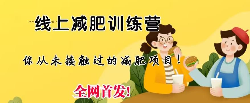 【副业项目6995期】线上减肥训练营，足不出户，仅靠拉几个社群，发几条朋友圈，就可以月实现入五位【揭秘】-知联副业