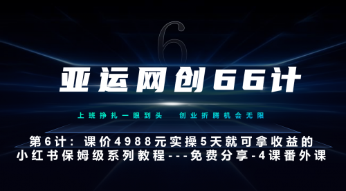 【副业项目7228期】小红书第4课-黑科技带来流量巨变-知联副业