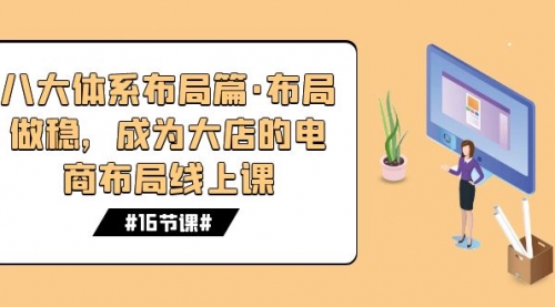 【副业项目7712期】八大体系布局篇·布局做稳，成为大店的电商布局线上课（16节课）-知联副业