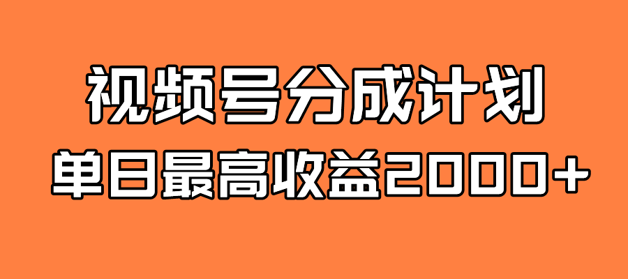 【副业项目7871期】探索全新蓝海！视频号掘金计划，每日轻松赚取2000＋！快速学习，实现财富自由！-知联副业