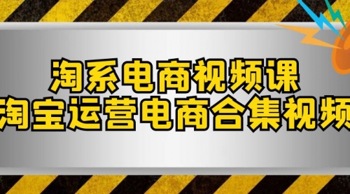 【副业项目8013期】淘系-电商视频课，淘宝运营电商合集视频-知联副业