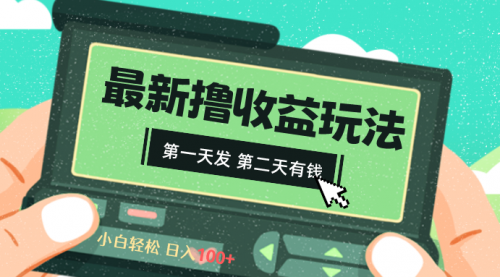 【副业8649期】2024最新撸视频收益玩法，第一天发，第二天就有钱-知联副业