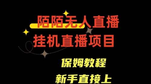 【副业8781期】陌陌无人直播，通道人数少，新手容易上手-知联副业