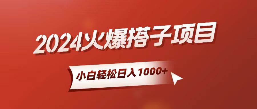 小白轻松上手，日入1000+，搭子项目-知联副业
