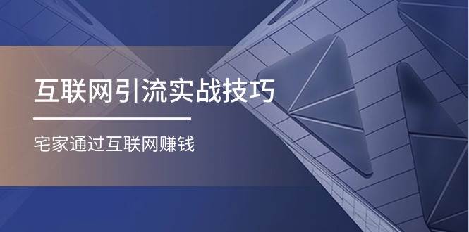 互联网引流实操技巧(适合微商，吸引宝妈)，宅家通过互联网赚钱（17节）-知联副业