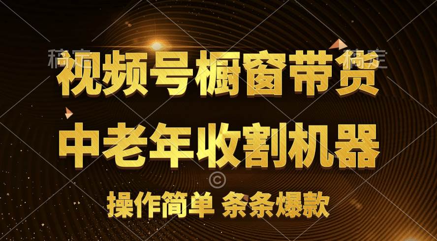 [你的孩子成功取得高位]视频号最火爆赛道，橱窗带货，流量分成计划，条…-知联副业
