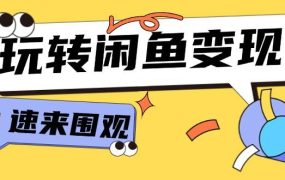 从0到1系统玩转闲鱼变现,教你核心选品思维,提升产品曝光及转化率-15节-知联副业