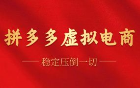 拼多多虚拟电商,单人操作10家店,单店日盈利100+-知联副业