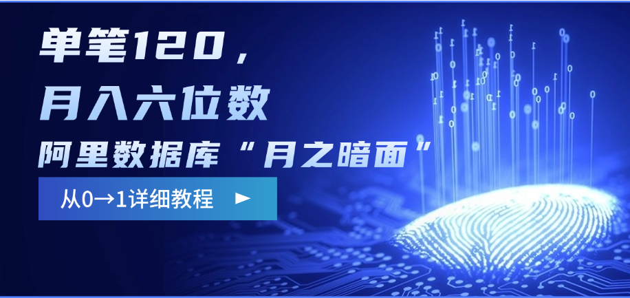阿里数据库“月之暗面”影评撰写，边追剧边赚钱，单笔120，从0→1，月入六位数-知联副业
