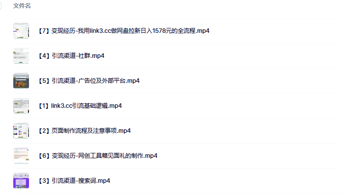 link3.cc聚合链接引流，日引流50＋精准粉-知联副业