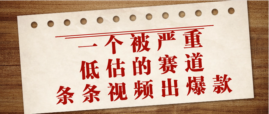 一个被严重低估的赛道，条条视频出爆款，一个月变现3万+-知联副业