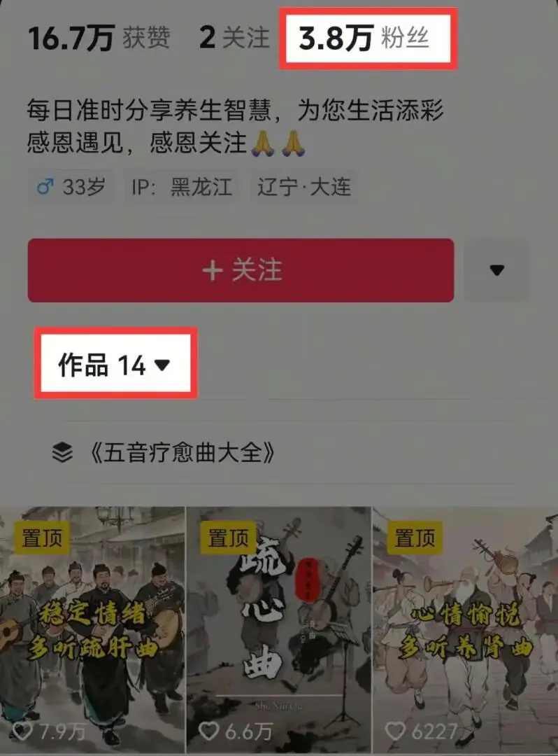 kimi+即梦制作AI五音疗愈养生视频，14个视频涨粉3.8万，多种变现方式，附提示词插图2